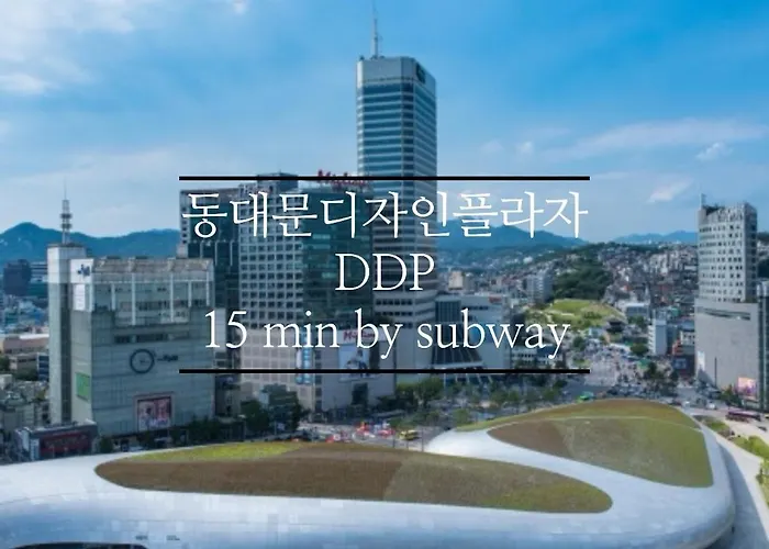 Entire Home, 3 Queen Beds, Easy Access To Gwangjang Market, Ddp, Myeongdong * ソウル特別市